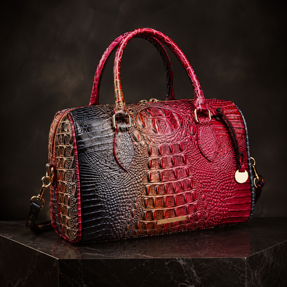 Handmade Crocodile Leather Hand Bag