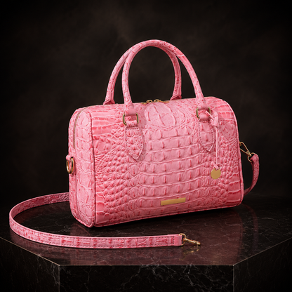 Handmade Crocodile Leather Hand Bag