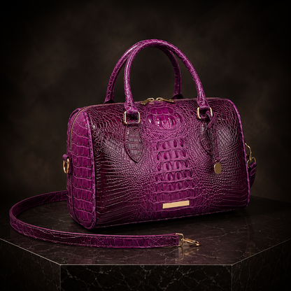 Handmade Crocodile Leather Hand Bag