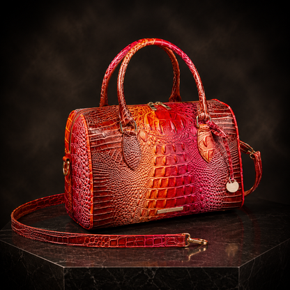 Handmade Crocodile Leather Hand Bag