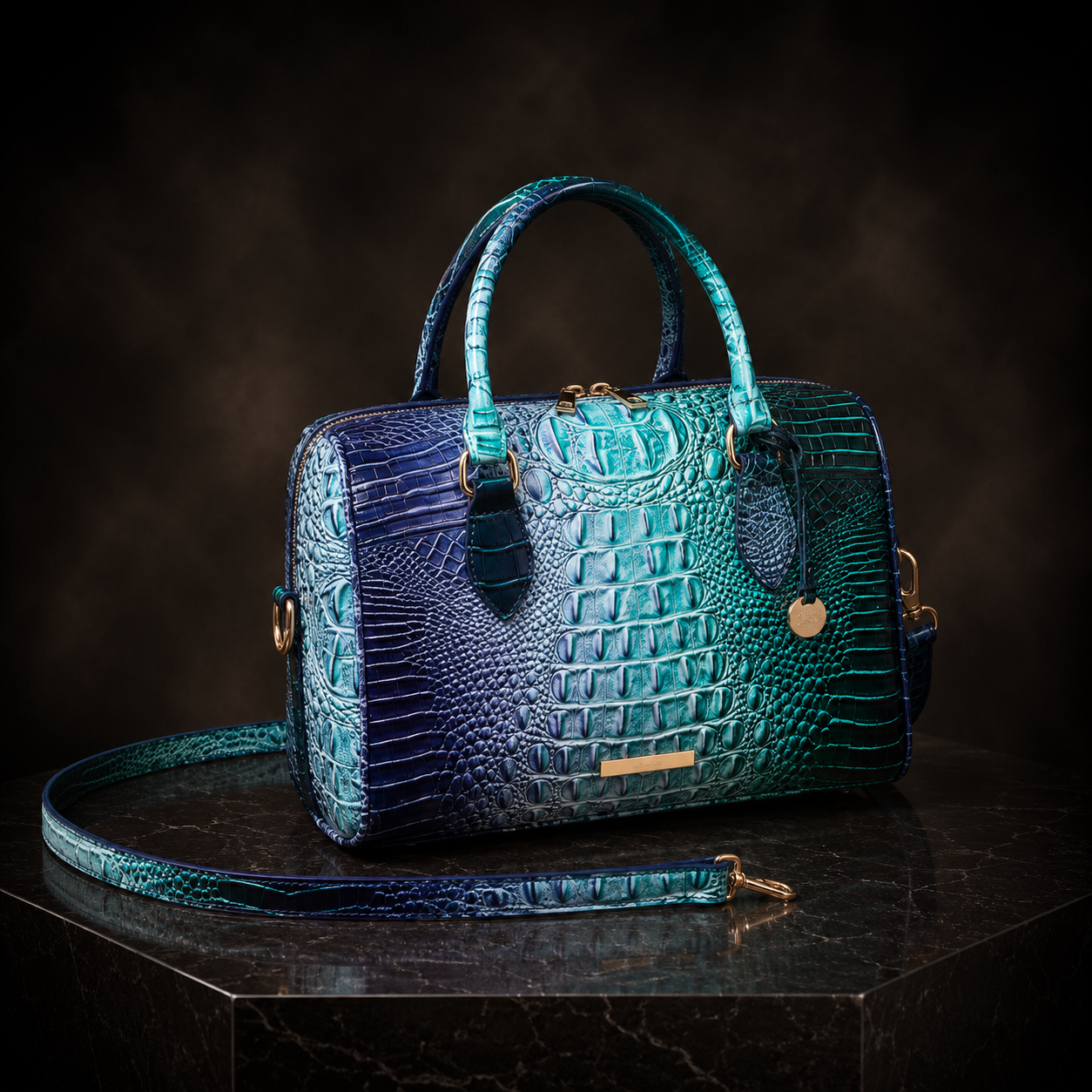 Handmade Crocodile Leather Hand Bag
