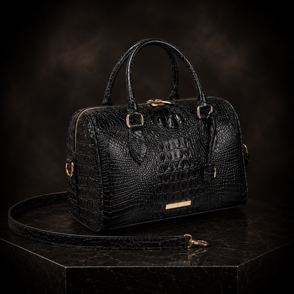 Handmade Crocodile Leather Hand Bag