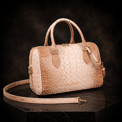 Handmade Crocodile Leather Hand Bag