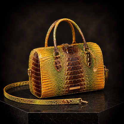 Handmade Crocodile Leather Hand Bag