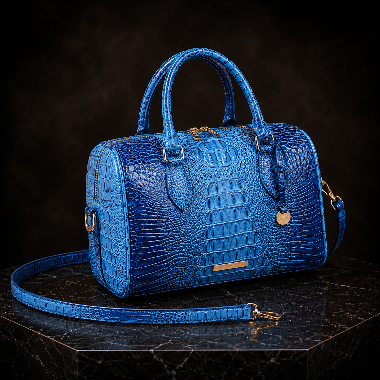 Handmade Crocodile Leather Hand Bag