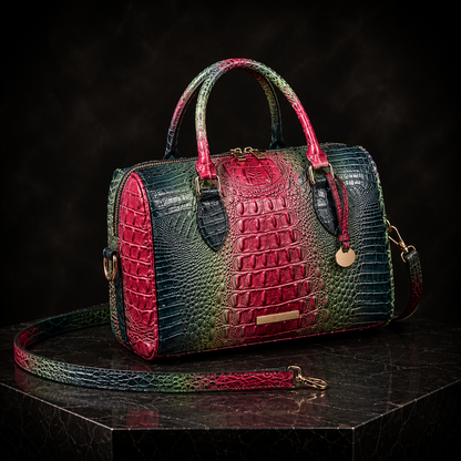 Handmade Crocodile Leather Hand Bag